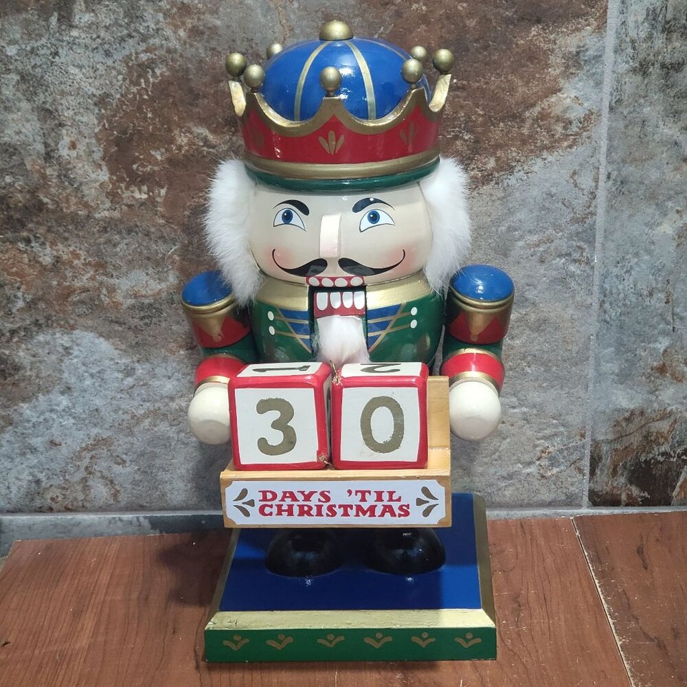 Christmas Nutcracker Days Till Christmas Countdown Number Blocks